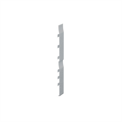 Eurotexx Grijs stootvoegverbinding 332mm voor dubbel rabat