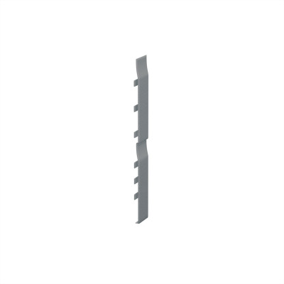 Eurotexx Quartzgrijs stootvoegverbinding 332mm voor dubbel rabat