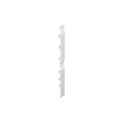 Eurotexx Wit stootvoegverbinding 332mm voor dubbel rabat