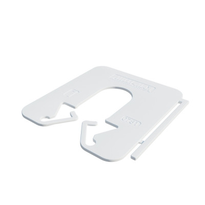 Milli-Max uitvulplaatjes wit 1mm