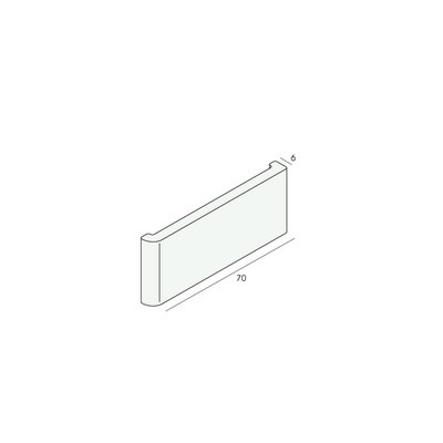 Afwerklijst 70x6 mm 