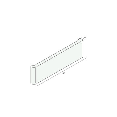 Afwerklijst 95x6 mm 