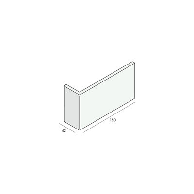 Hoekpaneel 150x42x7 mm