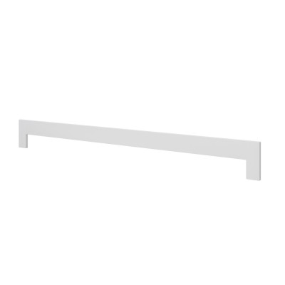 Novaboard stonelook eindkap 400 mm Wit