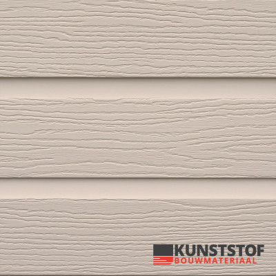 Eurotexx Dubbel rabat kunststof gevelbekleding in de kleur klei