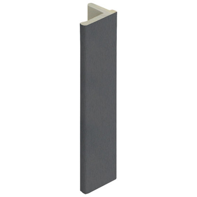 antraciet keralit eindprofiel 10mm (2836)