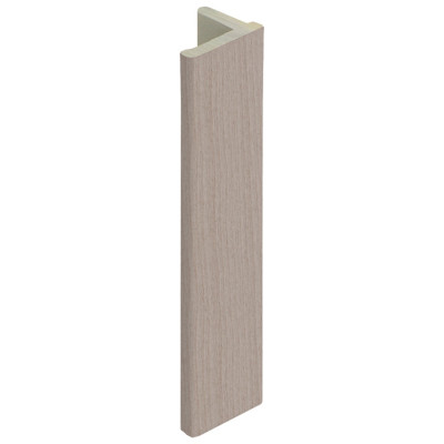 vergrijsd ceder keralit eindprofiel 10mm (2836)