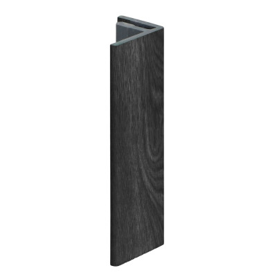 28064440 Keralit eindprofiel 17 mm zwart eiken