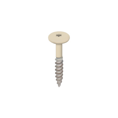 licht ivoor keralit torx schroef rvs 32 mm (2890)