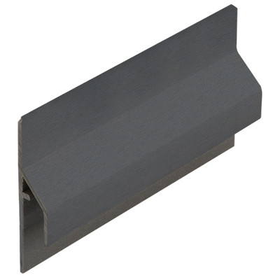 antraciet keralit trim/kraal aansluitprofiel (dakrand) (2843)