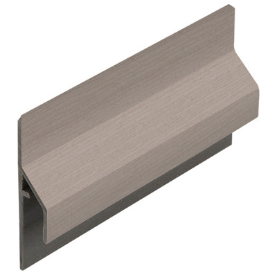 vergrijsd ceder keralit trim/kraal aansluitprofiel (dakrand) (2843)