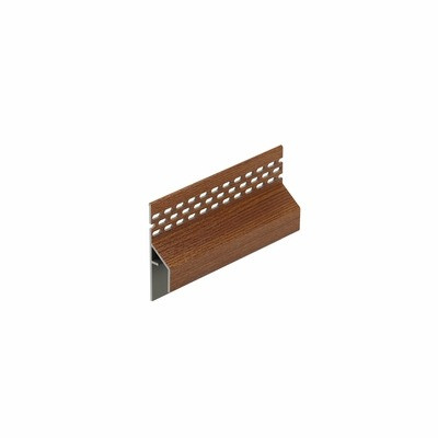 Bruin redceder keralit trim/kraal ventilatieprofiel (gevel) (2849)