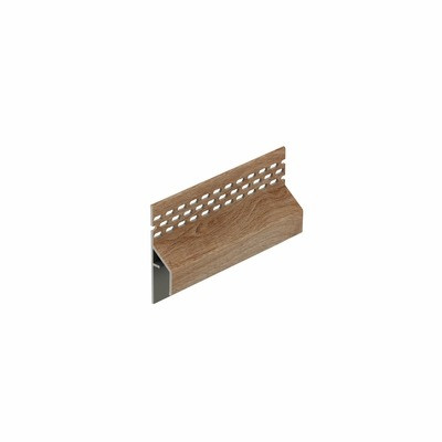 Natuur eiken keralit trim/kraal ventilatieprofiel (gevel) (2849)
