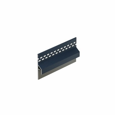 Staalblauw keralit trim/kraal ventilatieprofiel (dakrand) (2833)