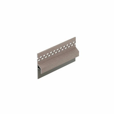 Vergrijsd ceder keralit trim/kraal ventilatieprofiel (dakrand) (2833)
