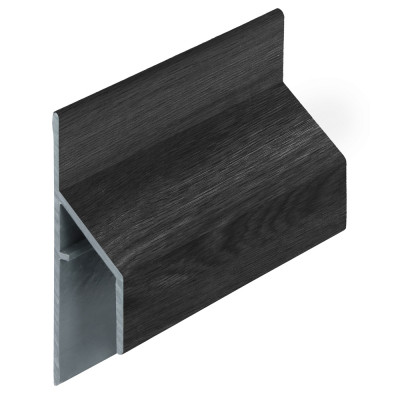 28104460 keralit trim/kraal aansluitprofiel zwart eiken (gevelbekleding)