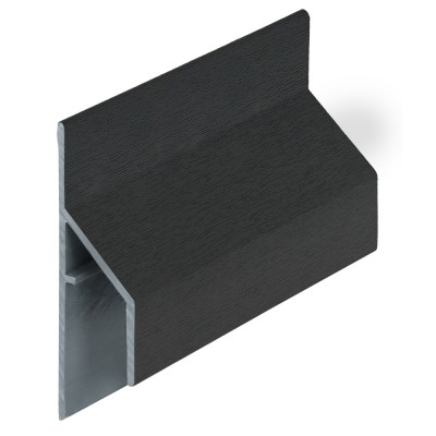 28101260 keralit trim/kraal aansluitprofiel zwart (gevelbekleding)