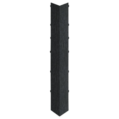zwartgrijs keralit uitwendig hoekstuk 350mm (2847)