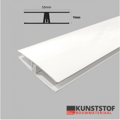 Verbindingsprofiel kunststof gevelbekleding 10mm in 4 kleuren