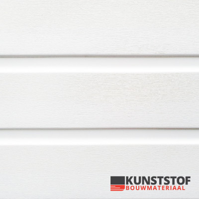 Profex Duafort kunststof gevelbekleding wit RAL 9010 met matte uitstraling als Canexel vervanger