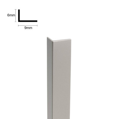 Hoekstrip Silver voor SPC wandpanelen