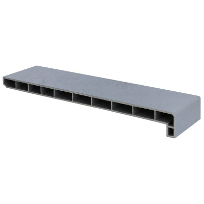 Lignodur stonelook vensterbank 250mm Beton grijs