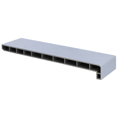 Lignodur stonelook vensterbank 250mm Beton lichtgrijs