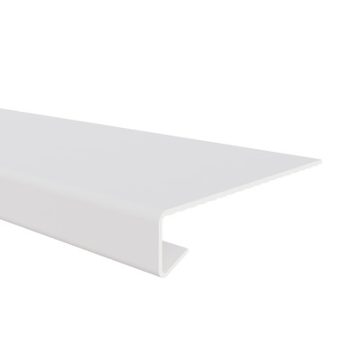 Milinboard overzetvensterbank 380mm Wit