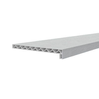 Novaboard stonelook vensterbank 300mm Opaalgrijs
