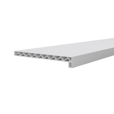 Novaboard stonelook vensterbank 250mm Wit