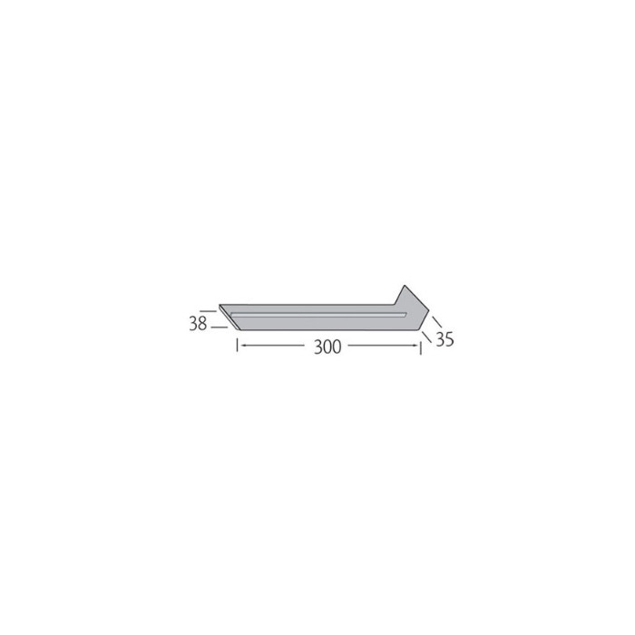 Verbinding 300mm - VinyPlus Blauw