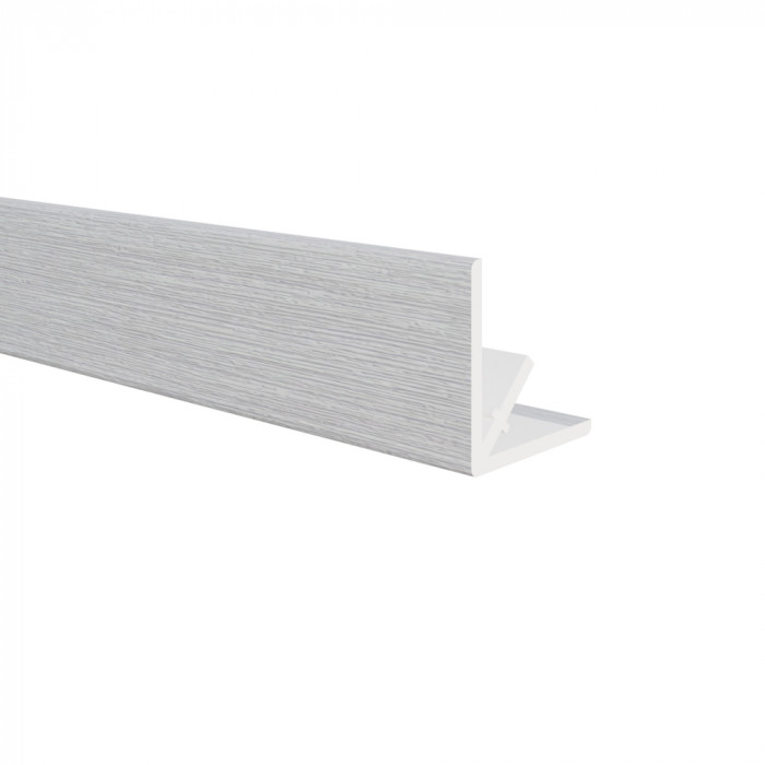 Buitenhoekprofiel - Multitexx Sheffield eiken Wit
