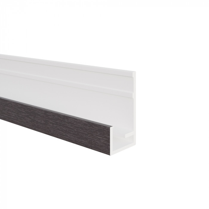 Donkerbruin Startprofiel verticale bekleding VinyPlus