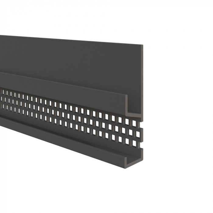 Antraciet Ventilatieprofiel 65 x 17 