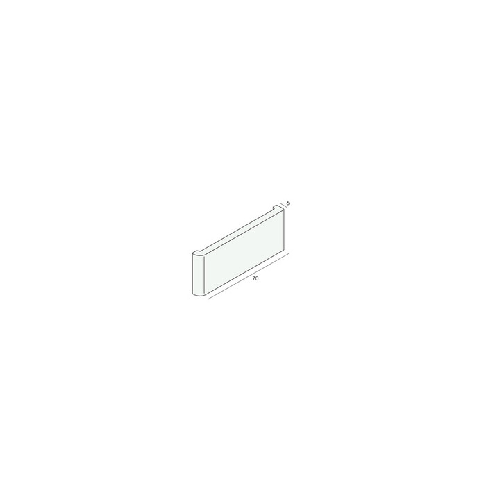 Afwerklijst 70x6 mm 