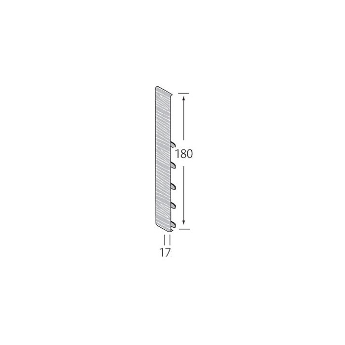 Stootvoegverbinding 180 mm (voor potdeksel)