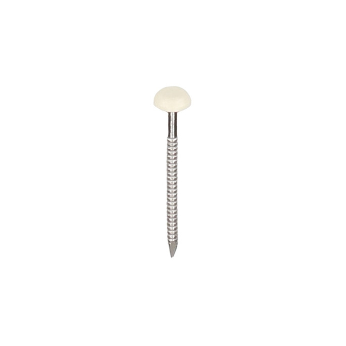 Polytop nagels RVS 30 mm Heering (500 st) creme (2190)