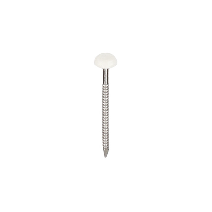 Polytop nagels RVS 40 mm Heering (500 st) verkeerswit (2191)