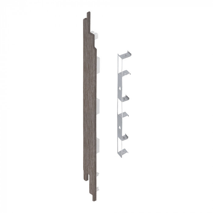 28844905 Keralit Eindkap links (Sponningdeel 190) taupe eiken