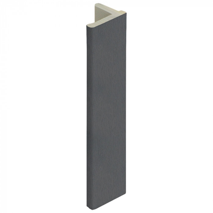 antraciet keralit eindprofiel 10mm (2836)