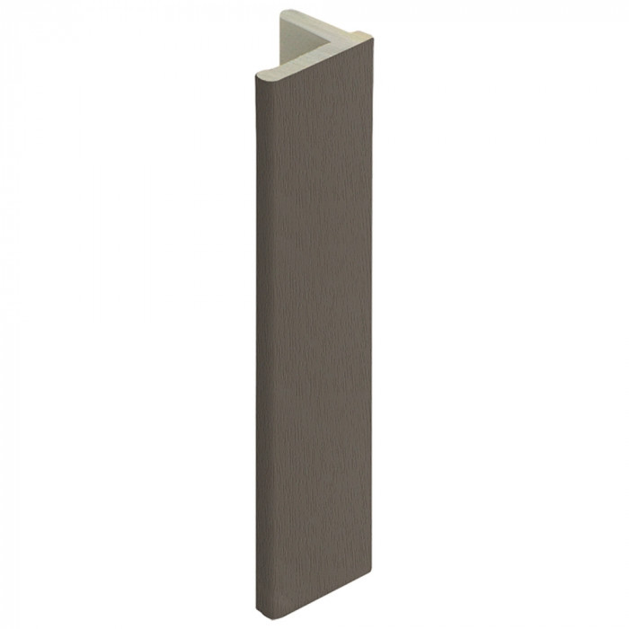 kwartsgrijs keralit eindprofiel 10mm (2836)
