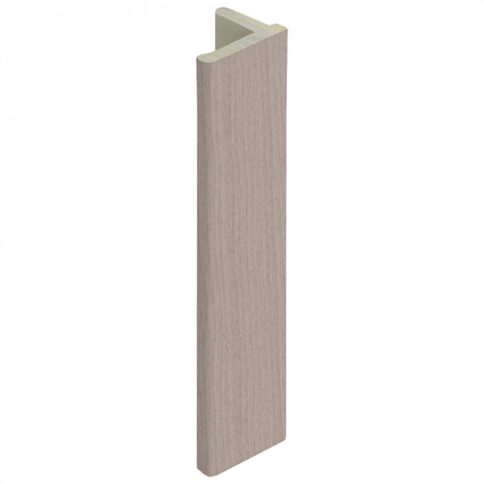 vergrijsd ceder keralit eindprofiel 10mm (2836)