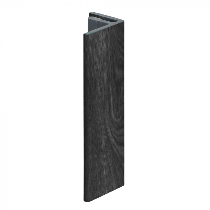 28064440 Keralit eindprofiel 17 mm zwart eiken