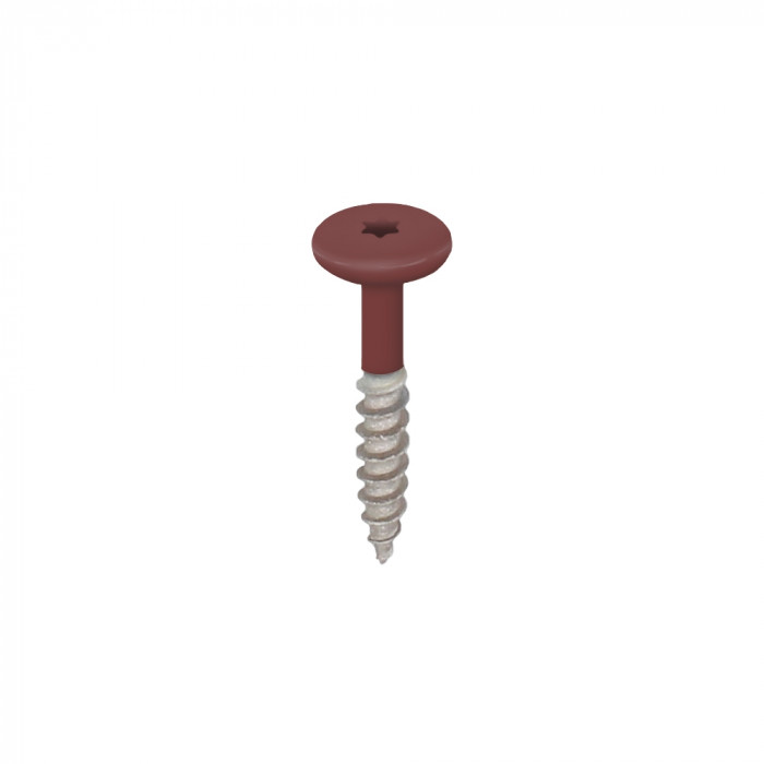 wijnrood keralit torx schroef rvs 32 mm (2890)