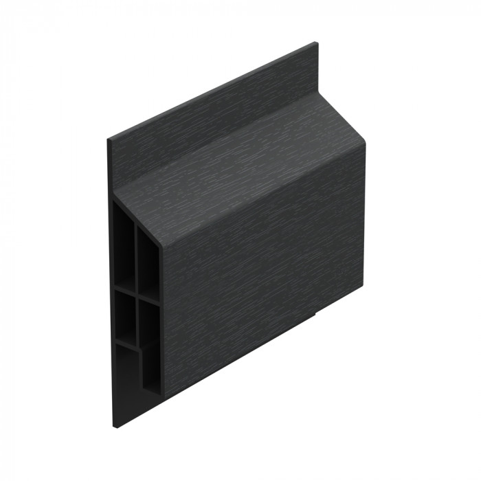 zwartgrijs keralit trim/kraal sierlijst modern (2851)