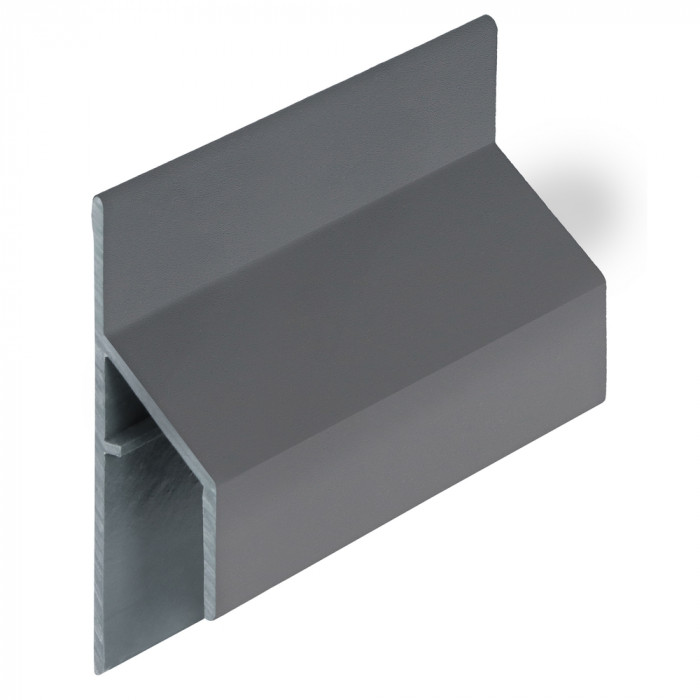 28108960 keralit trim/kraal aansluitprofiel dustgrey (gevelbekleding)