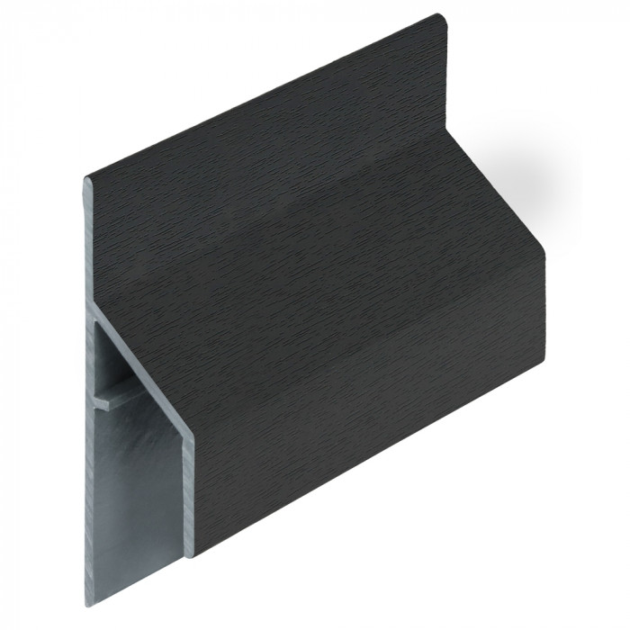 28101260 keralit trim/kraal aansluitprofiel zwart (gevelbekleding)