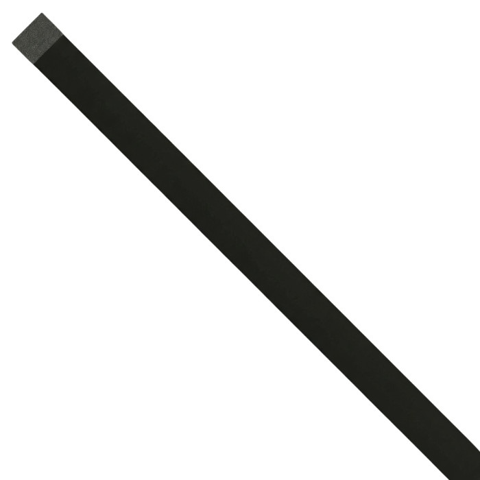 U-profiel Lattenwand S Zwart 2,65 m