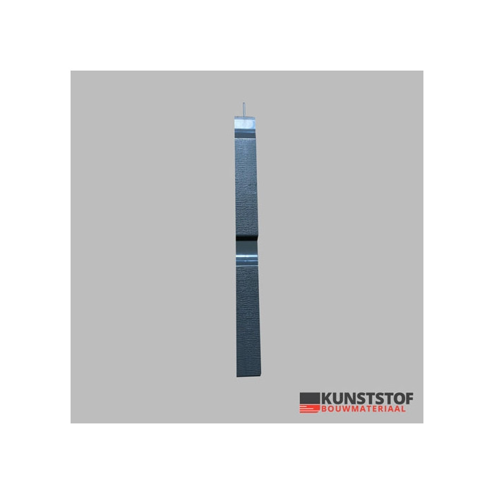 Profex dubbel rabat stootvoeg donkergrijs