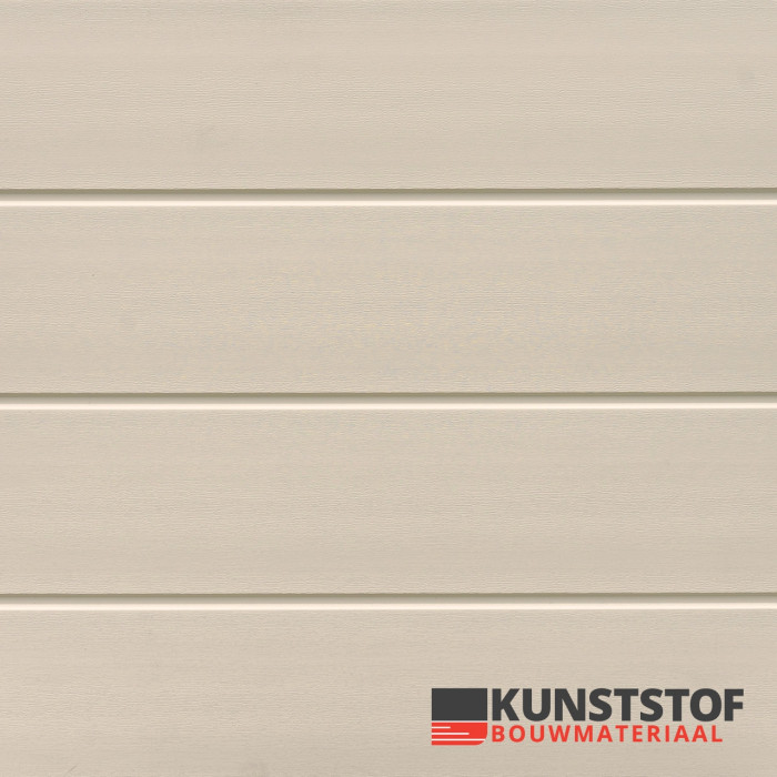 Duafort velling 125mm sand RAL 1015 kunststof gevelbekleding (canexel vervanger) voor chalets